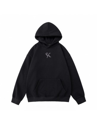Heavyweight Stylish Versatile Embroidered Hoodie
